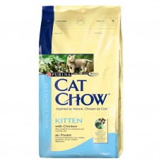 Cat Chow Kitten - пълноценна храна за котки от 1 до 12 месеца,бременни и кърмещи  15 кг.